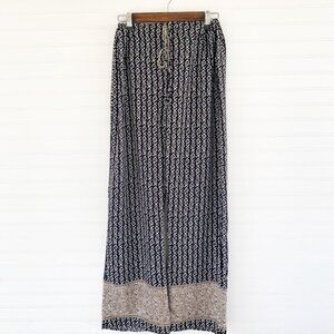 West Kei Boho Geometric Flowy Pants